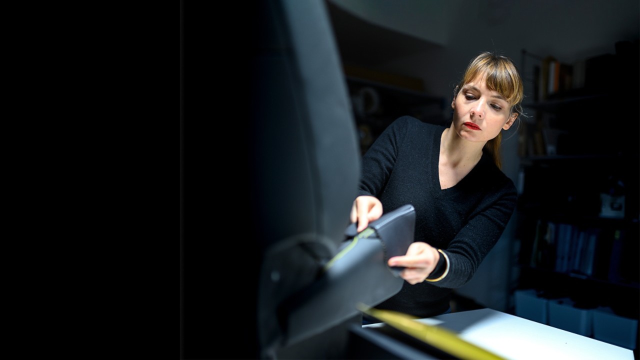 Julie Schwieder working in Toyota Europe Design Development (ED²) studio