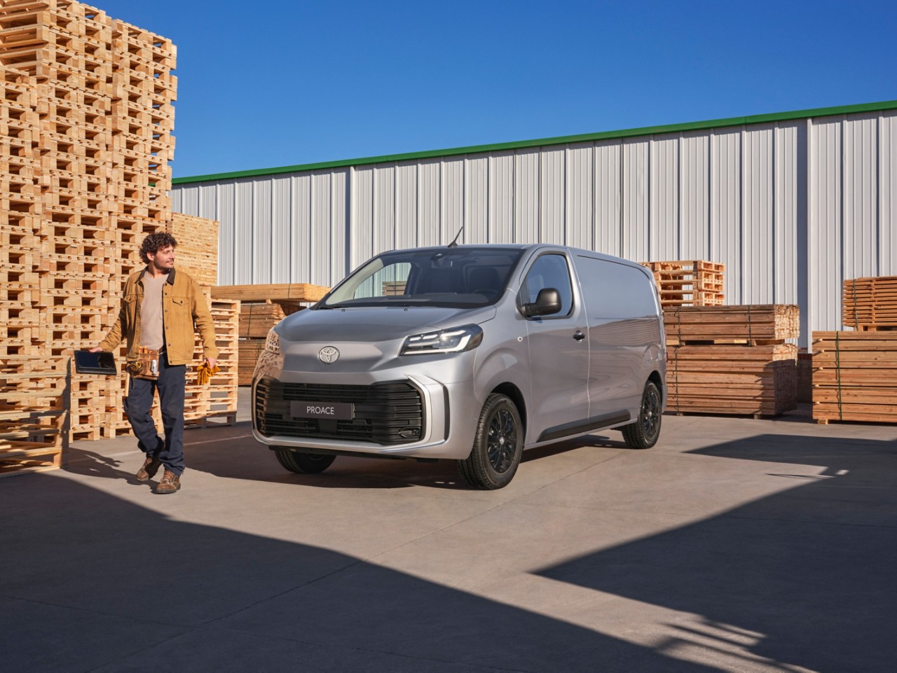 The Proace with diesel power